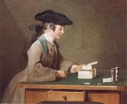 Jean Baptiste Simeon Chardin The House of Cards